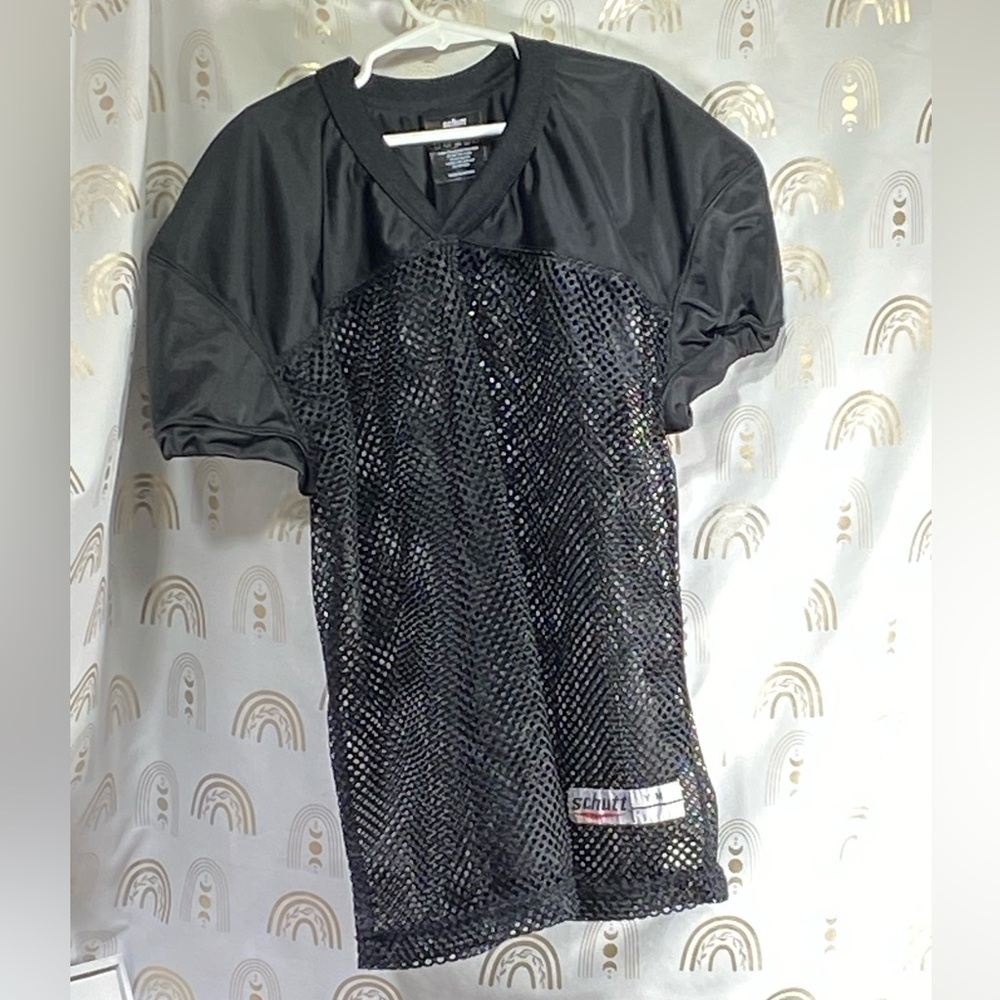 Schutt Kids Black Mesh Sports Practice Jersey